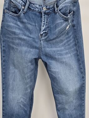 Ceros Women's Blue Washed Denim Jeans
